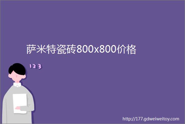 萨米特瓷砖800x800价格